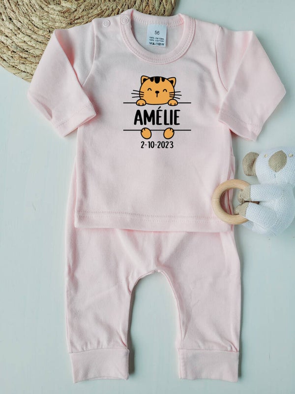 Pyjamaatje Boerderijdieren met naam en geboortedatum