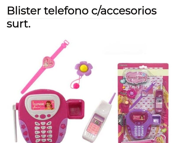 Blíster teléfono y accesorios