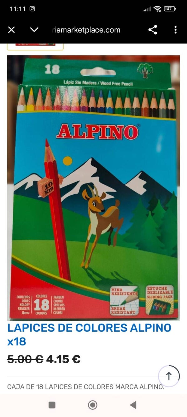 ALPINO 18 colores