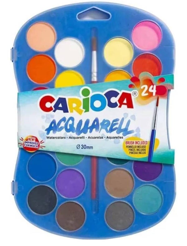 CARIOCA Acquarell 24 colores