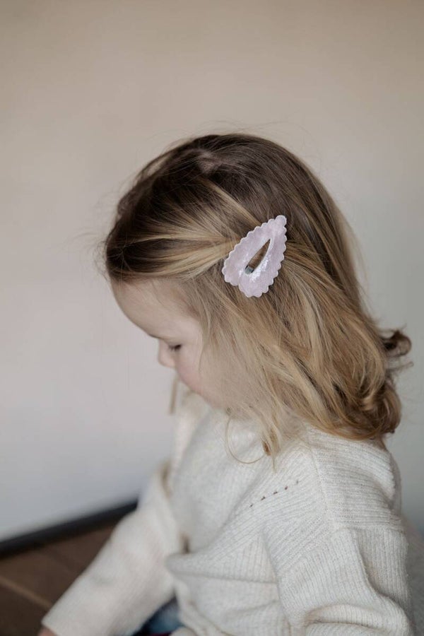 Velvet hartjes speld