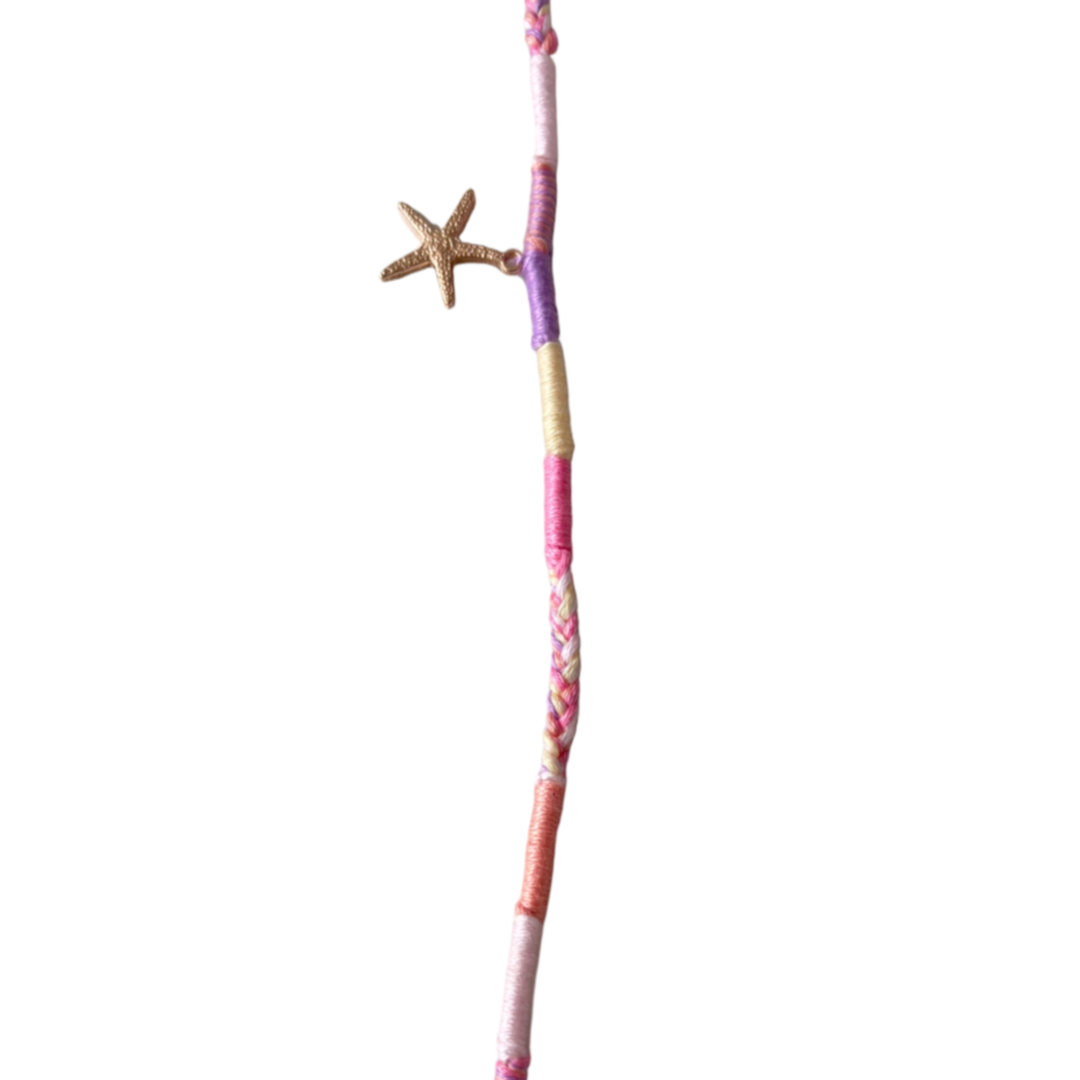 Ibiza haarsieraad  pastel (37 cm)