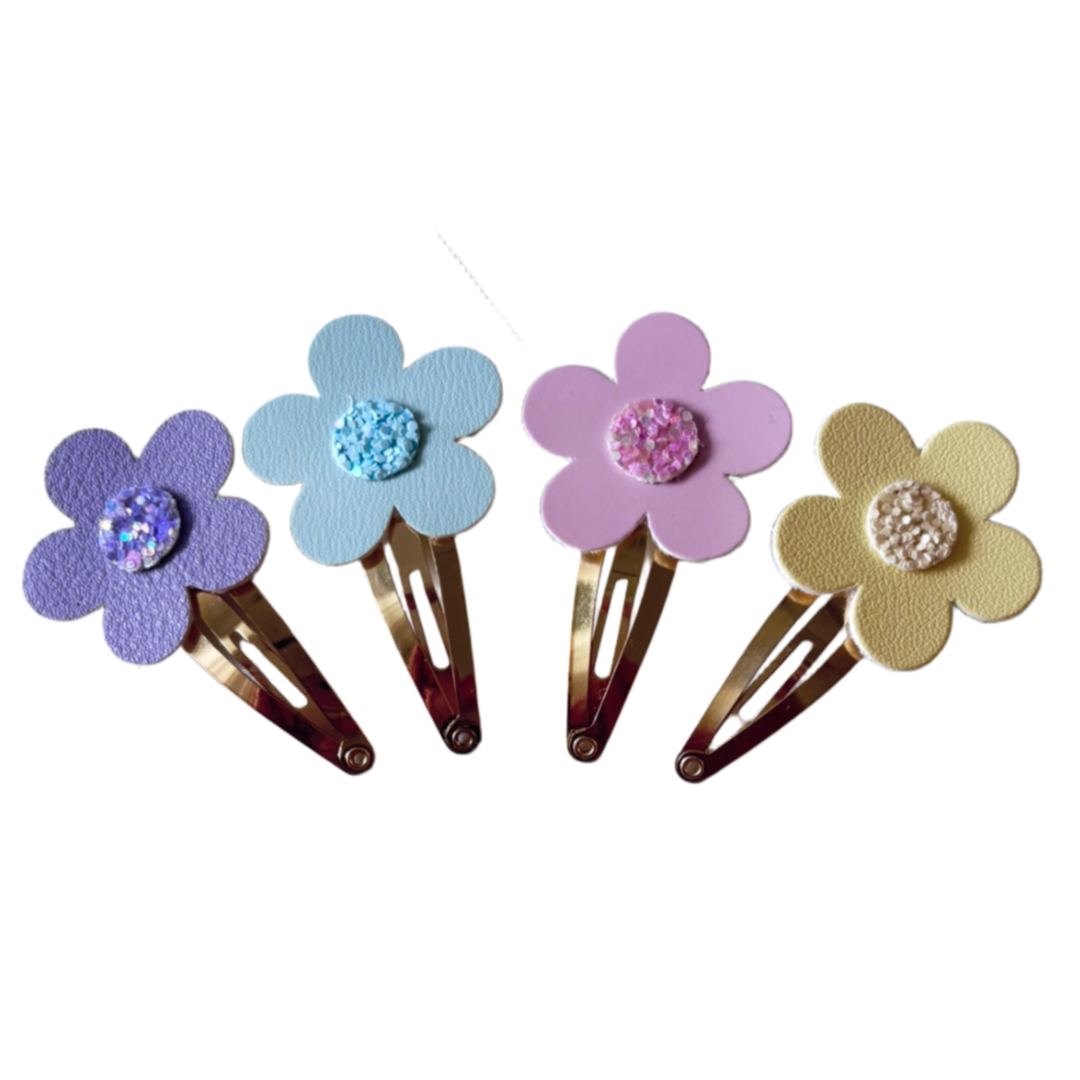 Setje pastel bloemen