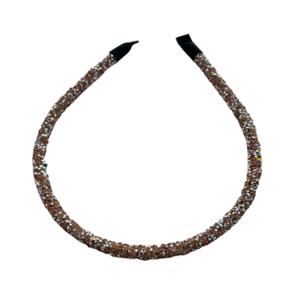 Glitter diadeem sparkle goud en zilver