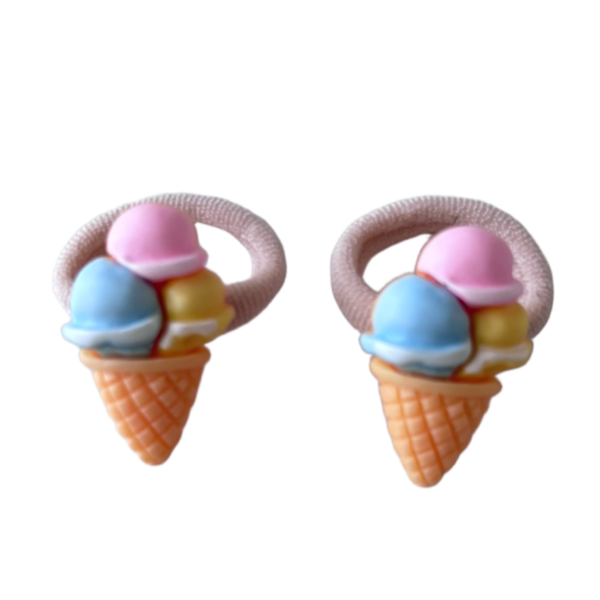 Kleine elastiekjes pastel trio (2 stuks)
