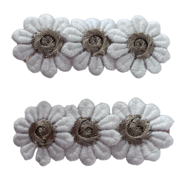 Daisy gold haarspeldjes (2 stuks)