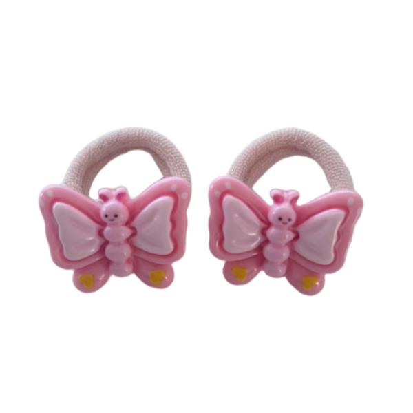Kleine roze vlinder elastiekjes