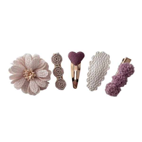 Setje blush & flower