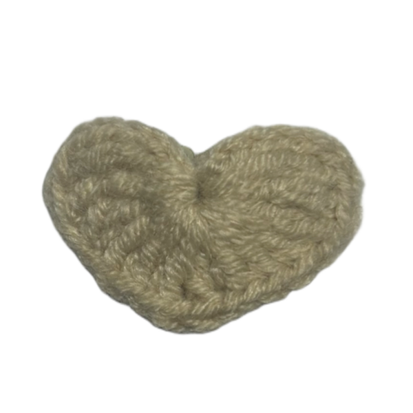 Antislip knitted love beige