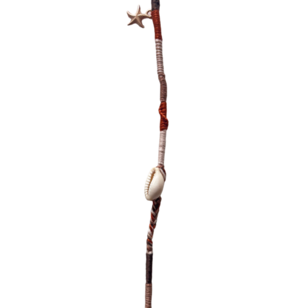 Ibiza haarsieraad Sandy beach (27 cm)