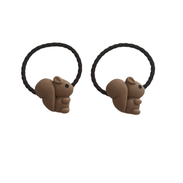 Eekhoorn elastiekjes (2 stuks)