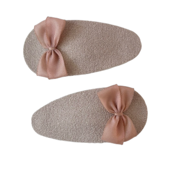 Suède Sweet bow (2 stuks)