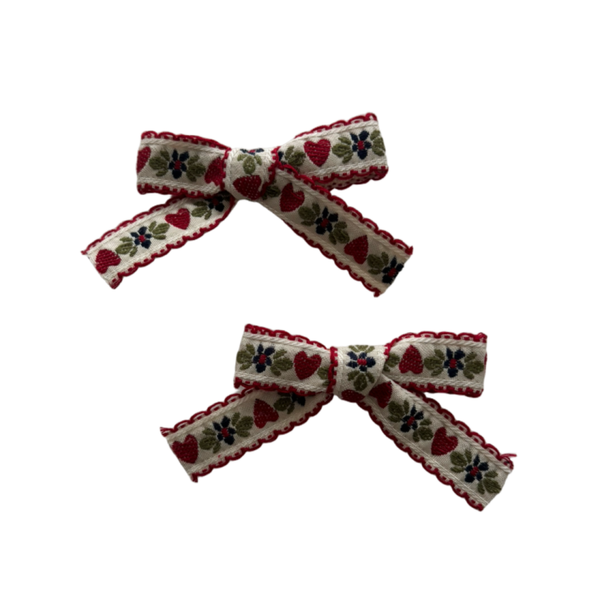 Heartmas strikjes (2 stuks)