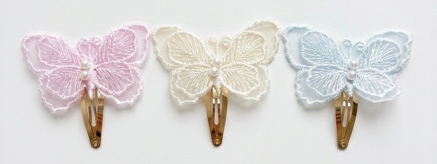 Vlinder pastel setje blush & sky