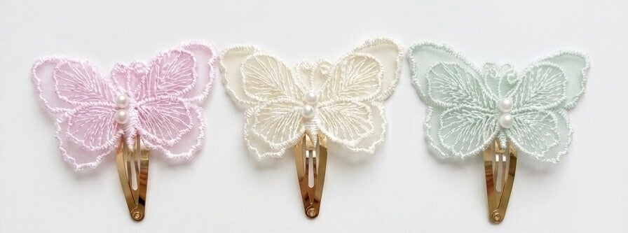Vlinder pastel setje blush & sage
