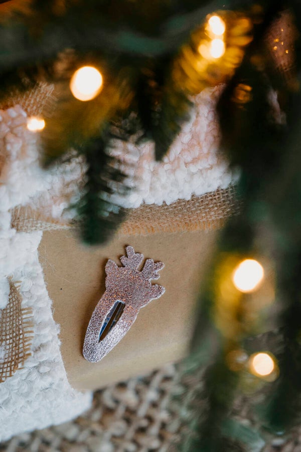 Shiny rudolf speldjes (2 stuks)