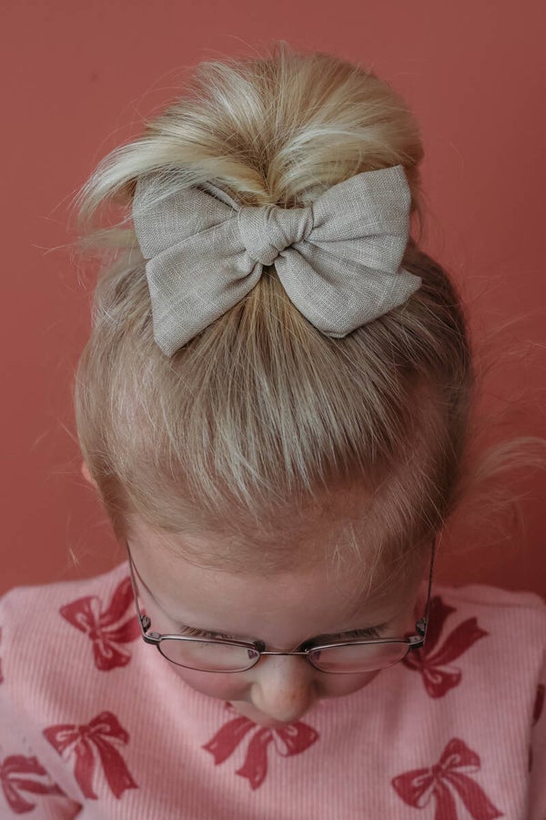 Linnen strik beige