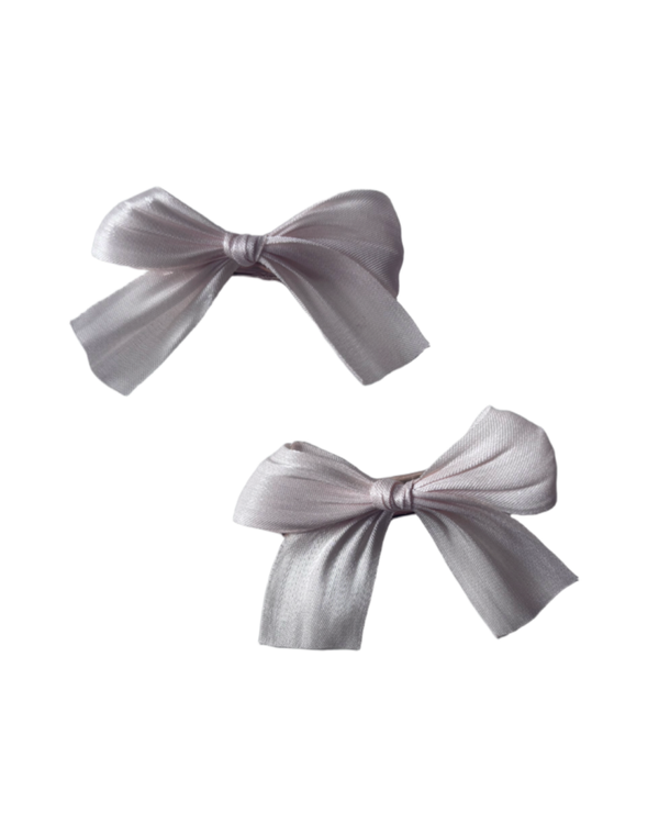 Strik satijnen glans creme (2 stuks)