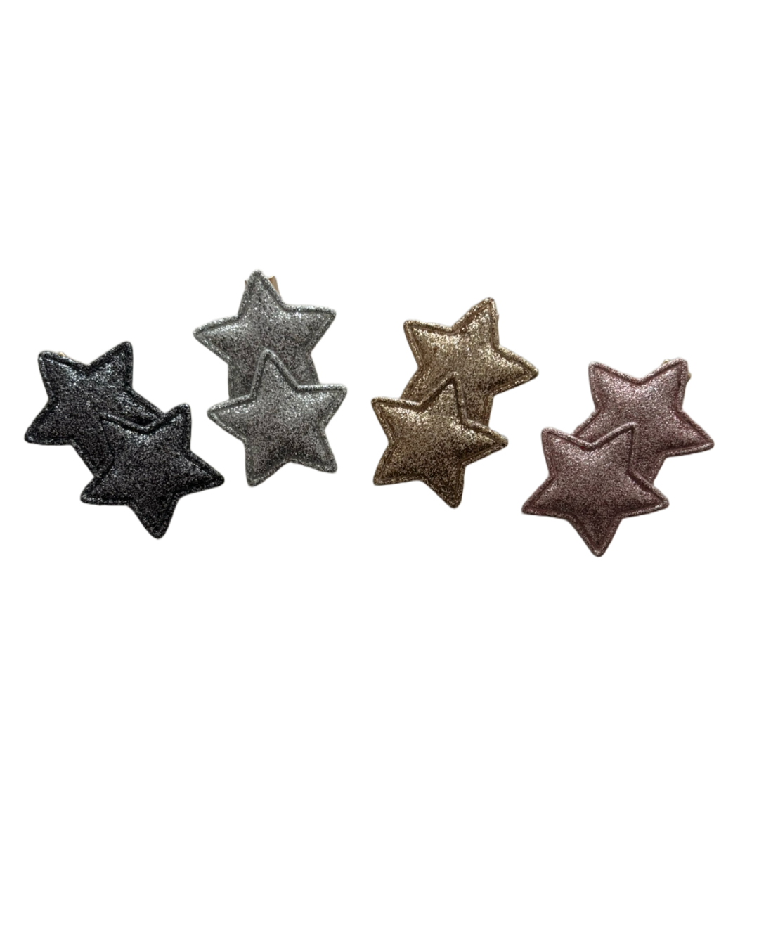 Alligator glitter sterren speldjes rainbow