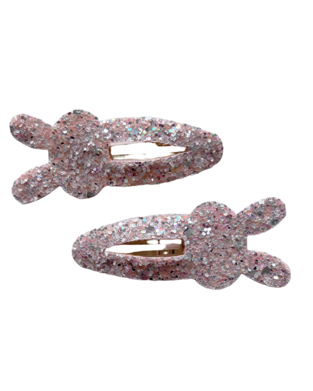 Paashaas glitter speldje (2 stuks)