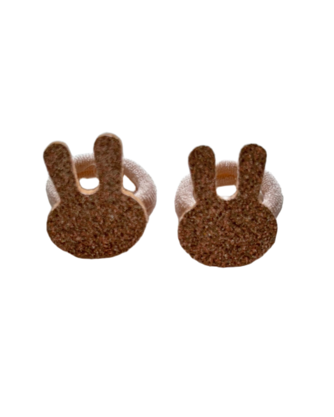 Kleine glitter konijn elastiekjes 🐰✨(2 stuks)