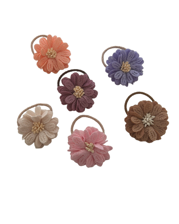 Elastiek bloemen (2 stuks)