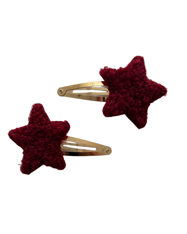 Teddy ster rood (2 stuks)