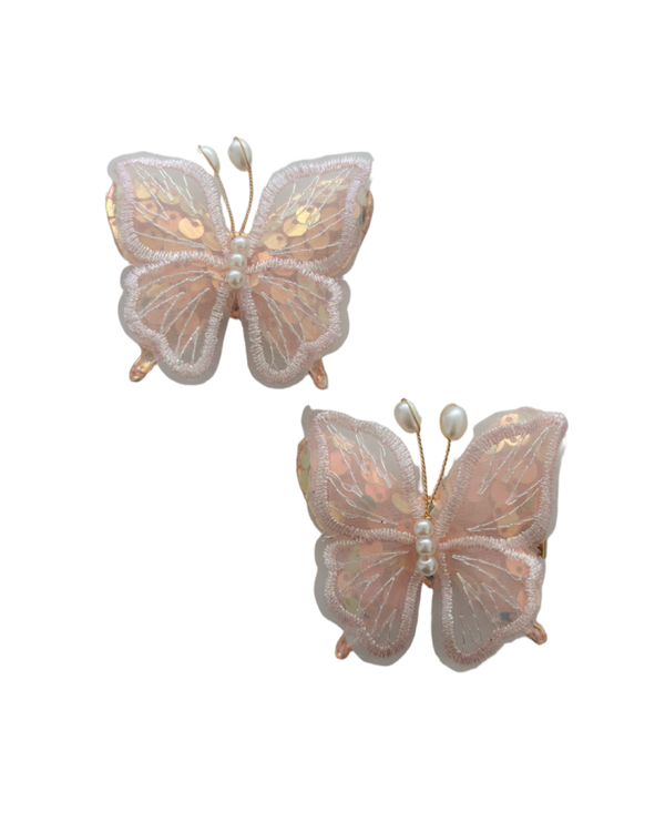 Sparkling sweet butterfly haarspeldjes (2 stuks)