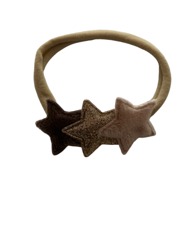 Elastische haarband velvet glow