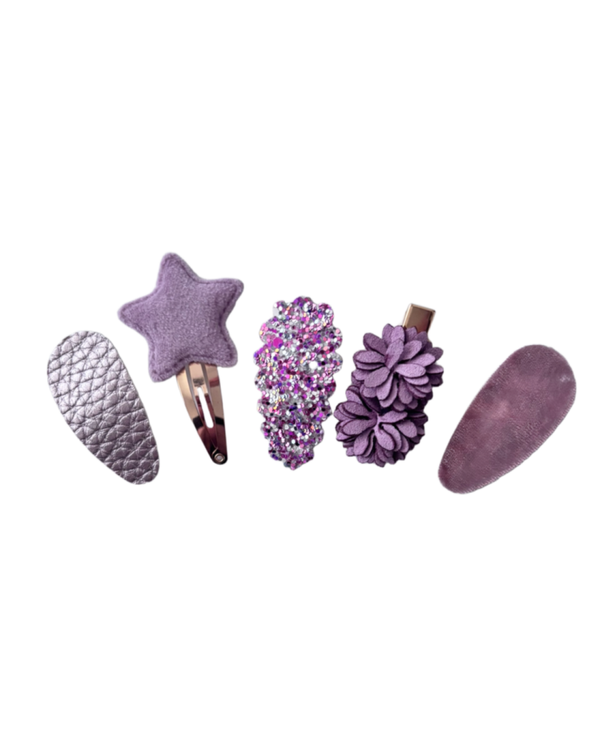 Set pretty purple