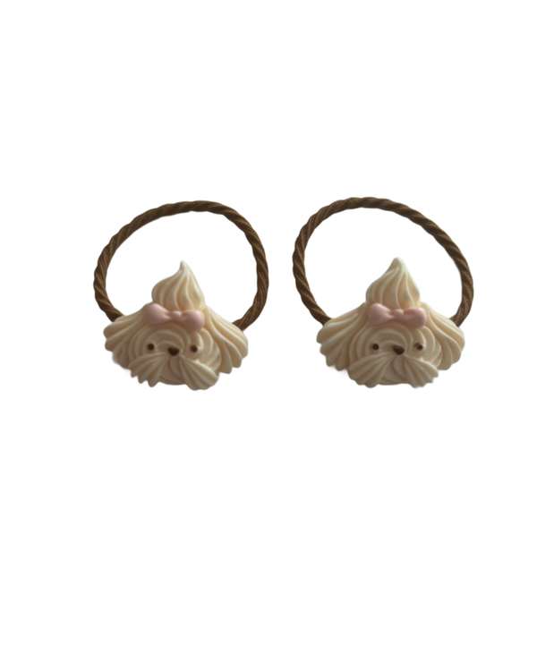 Elastiekjes poedel 🐩 (2 stuks)