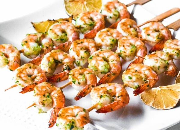 Pinchos de gambas