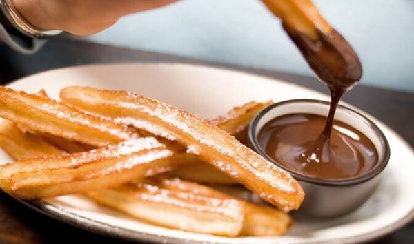 Churros con Nutella