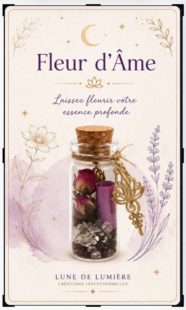 Fiole d’Intention – Fleur d’Âme