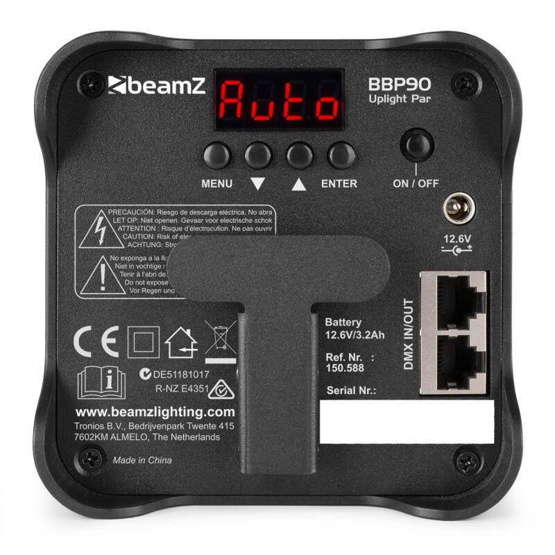 BeamZ Uplight, te huur bij DiscoDN te Berlare, Oost-Vlaanderen