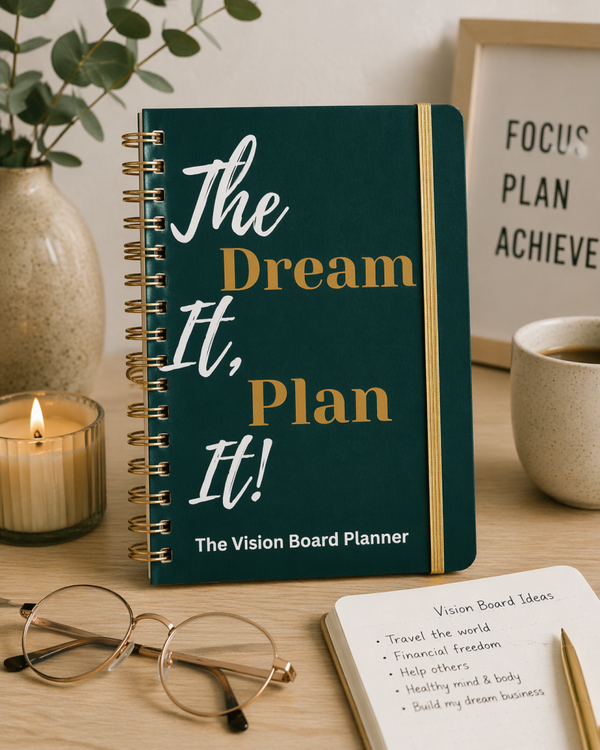 The Dream It, Plan It - The Vision Board Planner