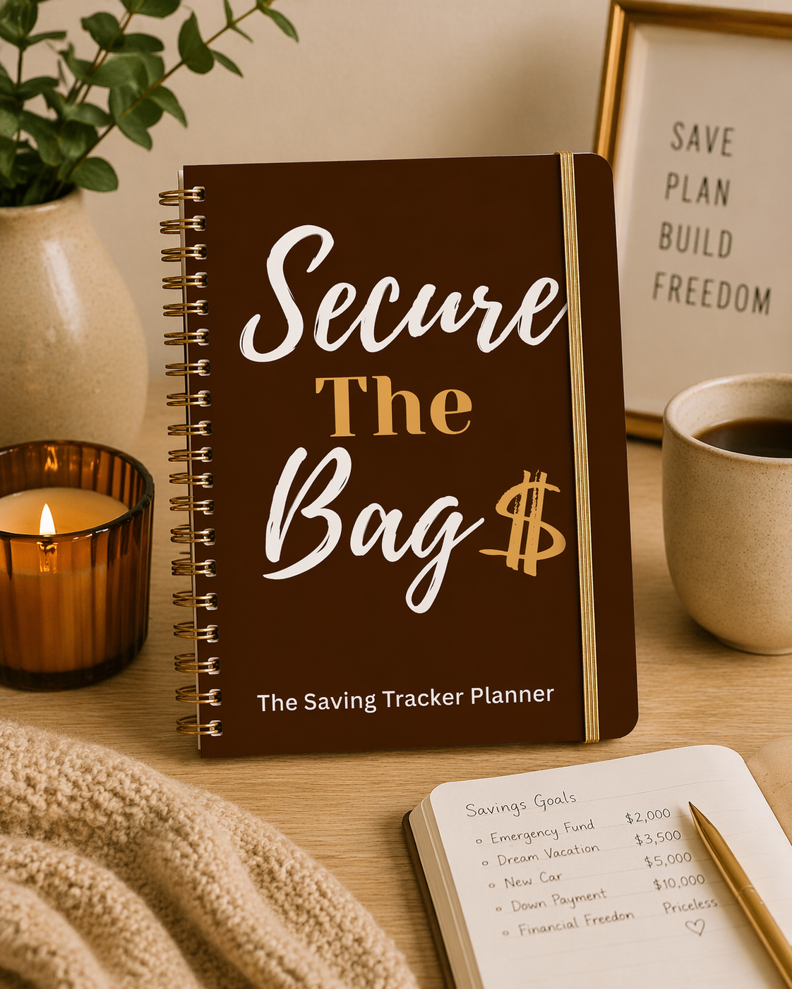 Secure The Bag - The Saving Tracker Planner