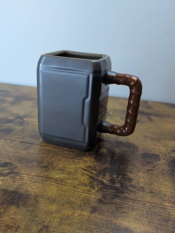Disney Store Thor's Hammer Ceramic Mug Marvel Collectible 3D Tea/Coffee Cup