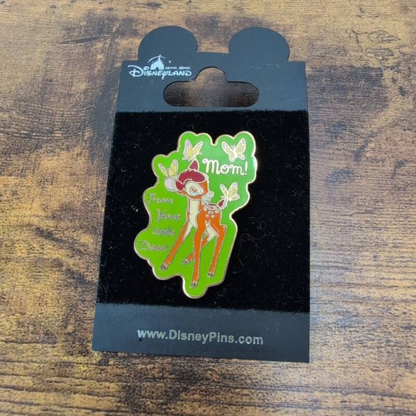 Rare Hong Kong Disneyland Bambi Mom Gift Pin Badge Disney Resort