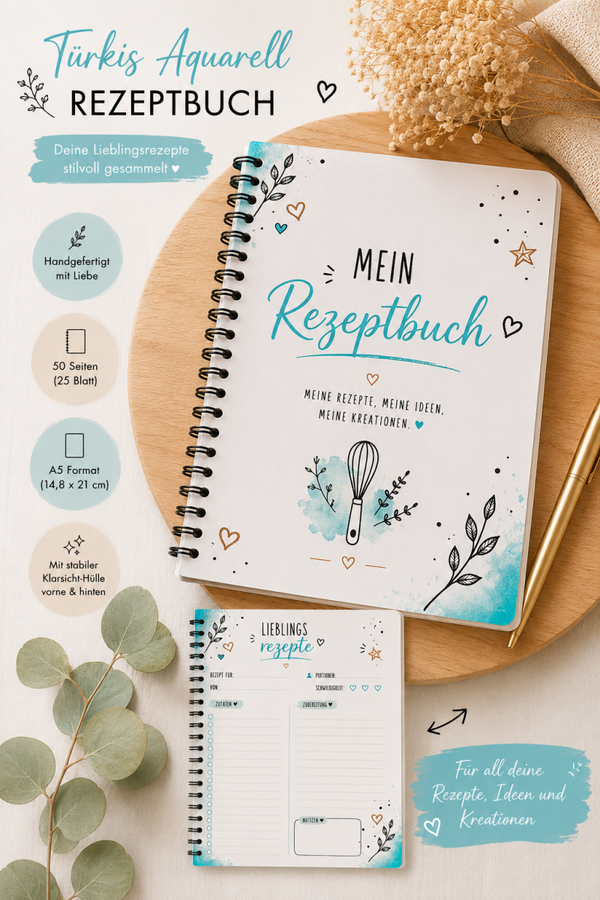 Mein Rezeptbuch – Lieblingsrezepte stilvoll gesammelt