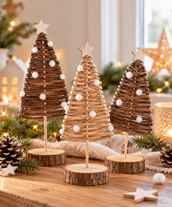 DIY-Kit „Winterwald“ – Weihnachtszauber zum Selberflechten