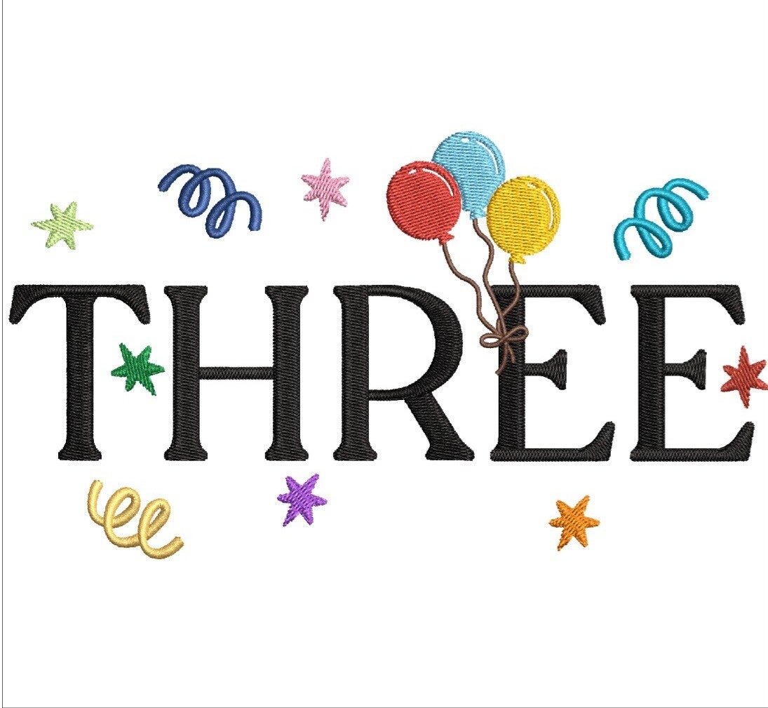 Birthday THREE party Sweater