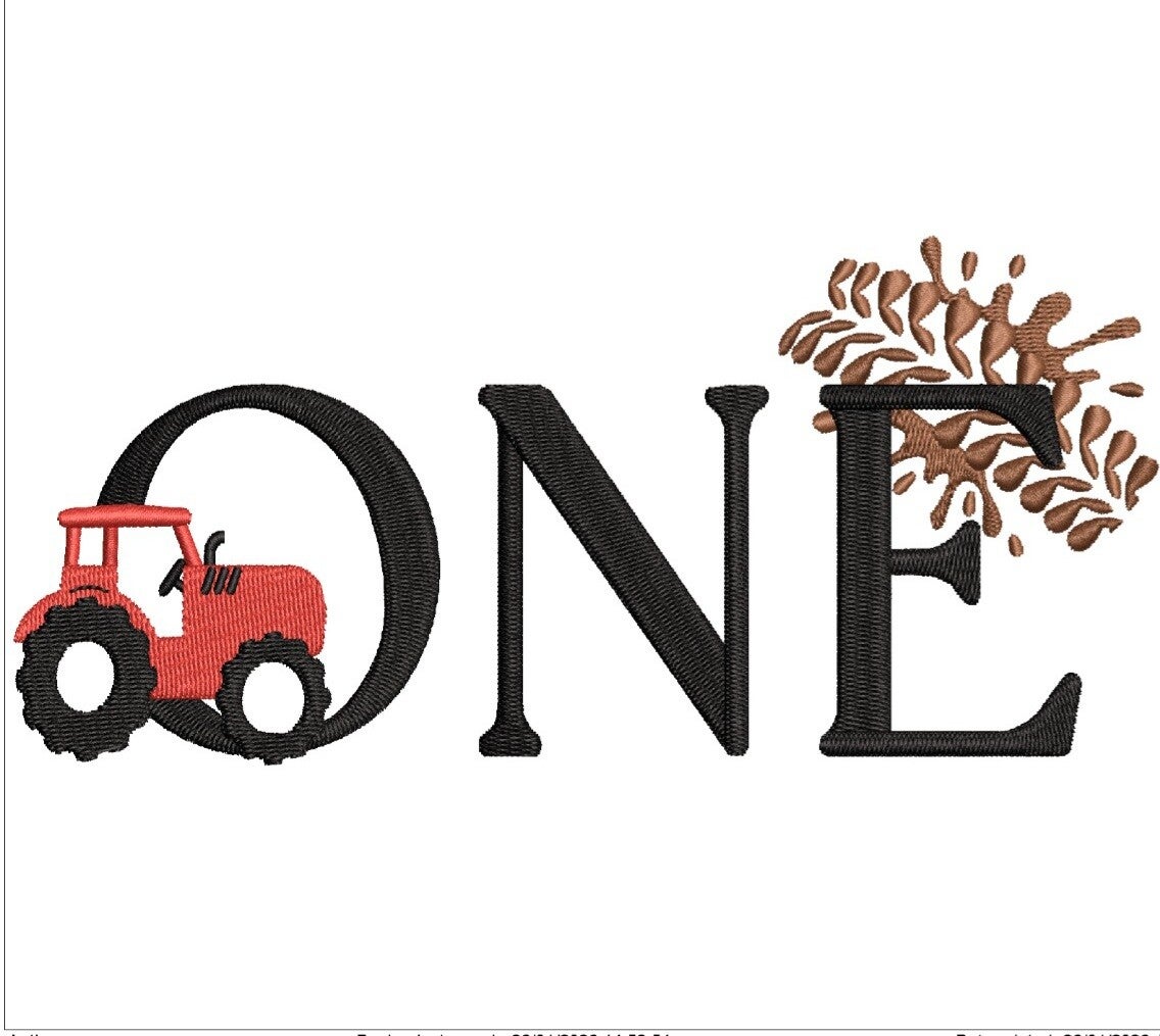 Birthday ONE tractor Sweater