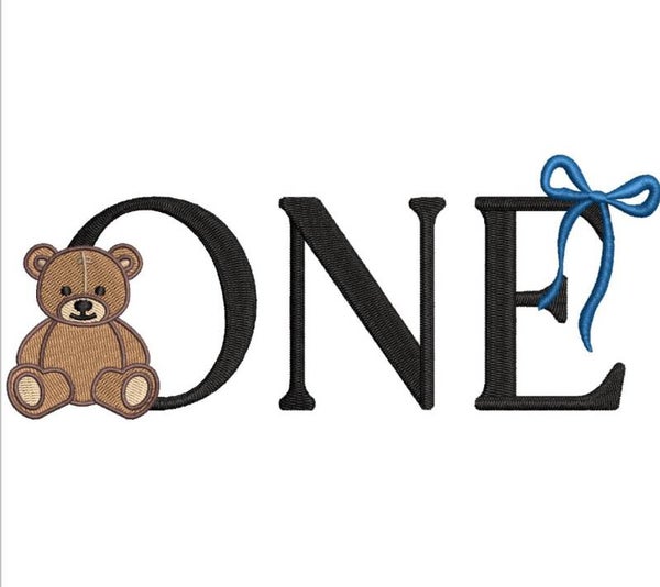 Birthday ONE teddy bear Sweater