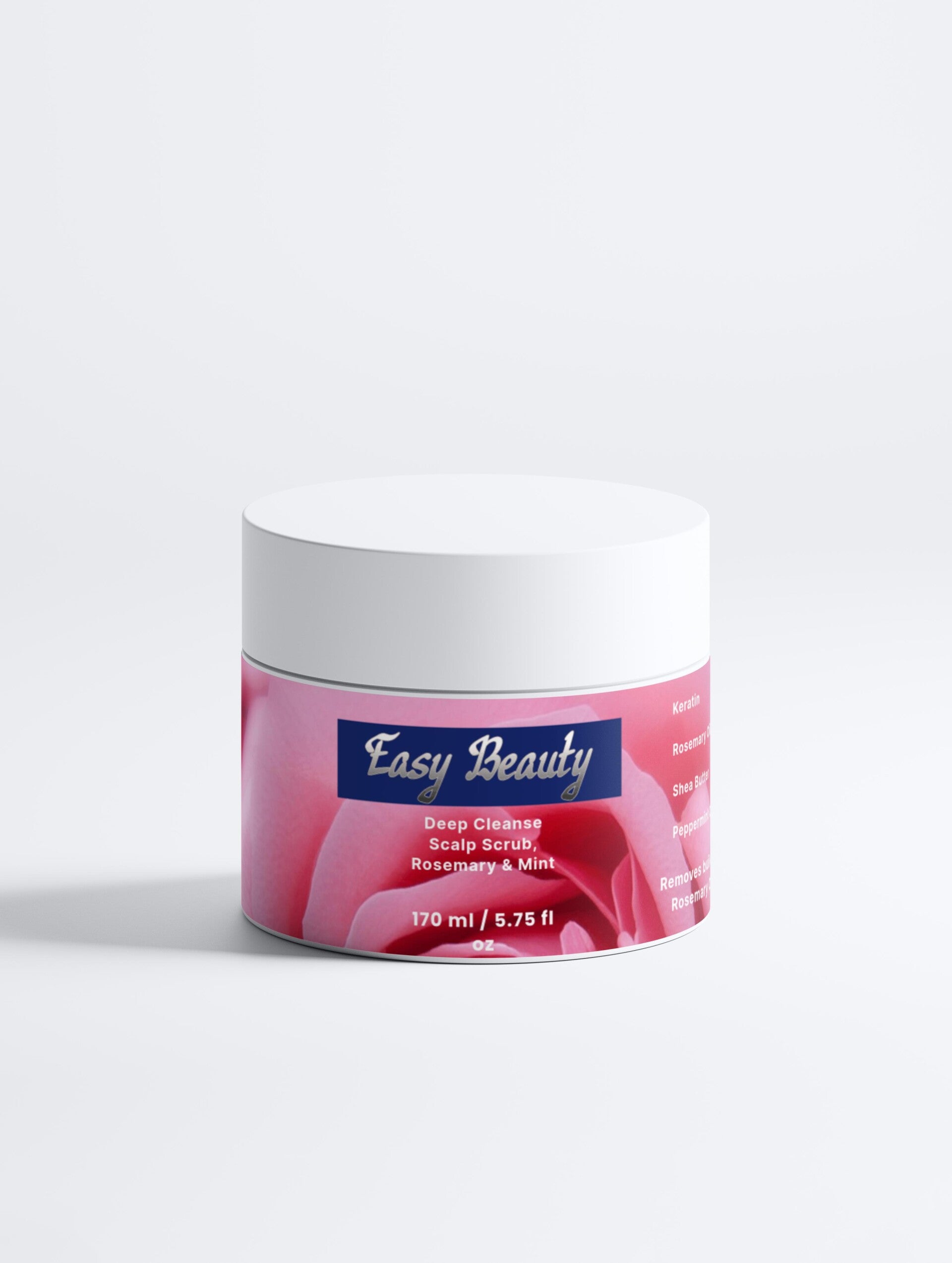 Djuprengörande hårbottenskrubb, rosmarin och mynta - 170ml