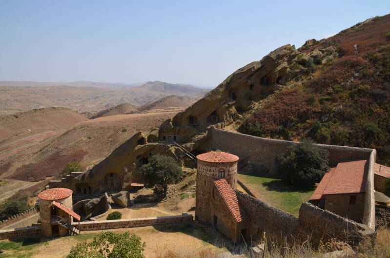 Het prachtige klooster: David Gareja Monastery