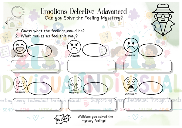 Independence game - Emotions Detective Advanced