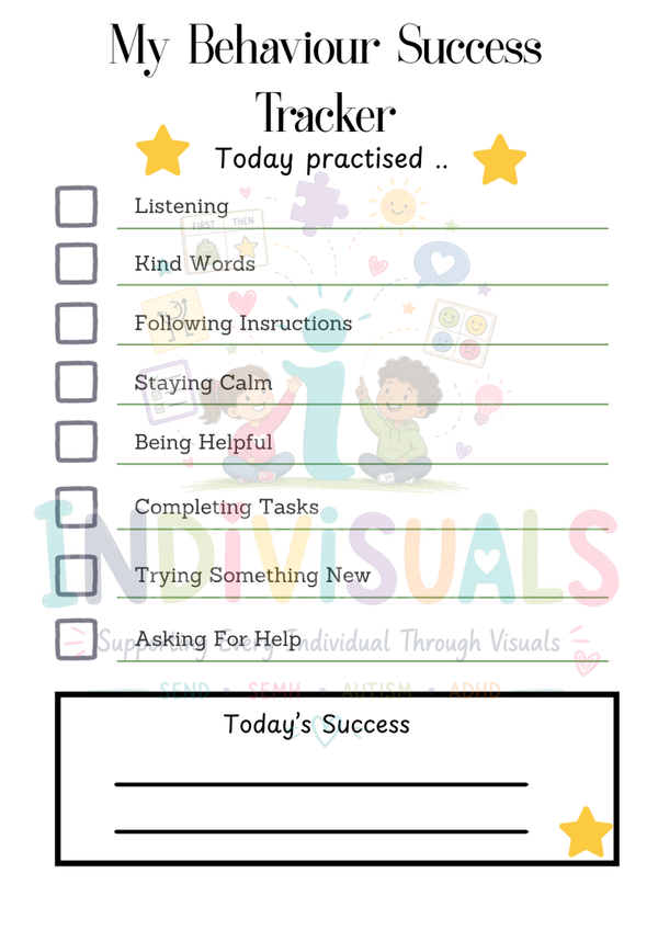 My behaviour success tracker