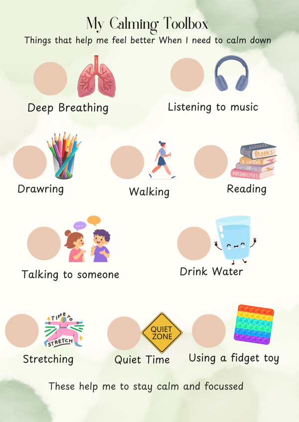 My Calming Toolbox