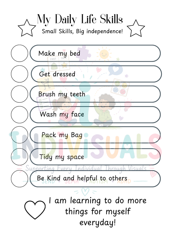Visual My daily life skills